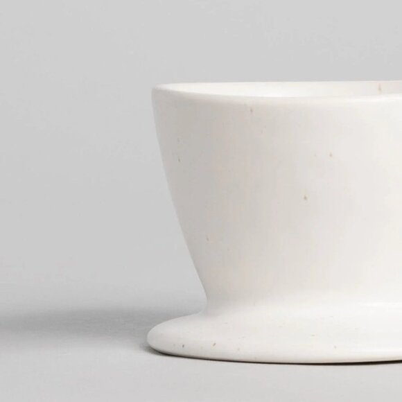 Fable Ceramic Coffee Dripper - Speckled White - Picture 2 of 8